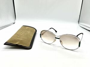 YVES SAINT LAURENT イヴ サンローラン YSL シルバーフレーム Y-802