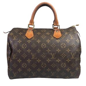 【1円～】 ルイヴィトン LOUIS VUITTON バッグ ハンドバッグ スピーディ30 M41526 SP0917 モノグラム レザー ブラウン ゴールド金具 中古