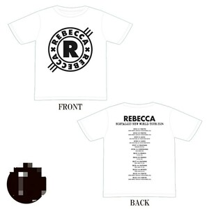 ロゴTシャツ White（XL） / REBECCA NOSTALGIC NEW WORLD TOUR 2024 レベッカ Tシャツ