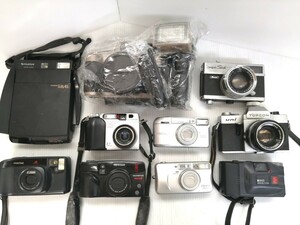 カメラ10点まとめて　MINOLTA　PENTAX　RICOH　OLYMPUS　FUJIFILM　TOPCON uni　他　現状渡し　ジャンク　部品取り