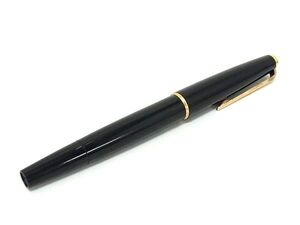 1円 MONT BLANC モンブラン ペン先14K 585 14金 万年筆 筆記用具 文房具 ステーショナリー ブラック系 FF4188