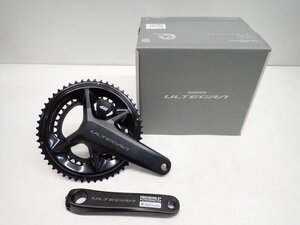 美品 SHIMANO ULTEGRA FC-R8100 52-36T 165mm + 4iiii Precision 3+ Pro Dual シマノ アルテグラ クランクセット ∩ 70DA7-2