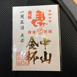 JRA御駿印★令和七年　中山金杯★未開封