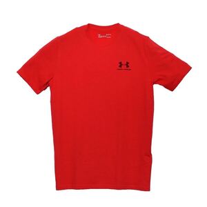 アンダーアーマー 　半袖Tシャツ スポーツスタイル レフトチェスト 　LG　 RED　 UNDERARMOUR 