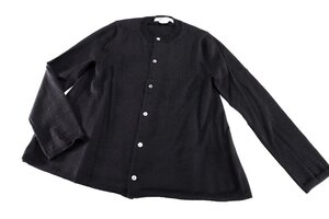 ☆美品2020☆COMME des GARCONSコムデギャルソン/ウールニットカーディガン：S/黒xy437