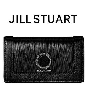 JILLSTUART［ジルスチュアート］キーケース【ノスタルジア】牛革 ブラック 黒 ボタンモチーフ 本物保証