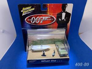 ◆◆絶版 007◆◆ Johnny Lightning 007 40th anniversary collection 死ぬのはやつらだ 2台&フィギュアジオラマセット＜408-80＞