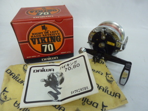 R239　未使用長期保管品　DAIWA VIKING 70　ダイワ バイキング Hi speed リール　釣り具　フッシィング用品　手動　