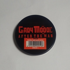 ★GARY MOORE「AFTER THE WAR」CD Single 3inch ( Woven Tour Date Patch Boxed)　ゲイリー・ムーア　限定シングル　メタル缶ケース