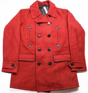 JOEY FACTORY (ジョーイファクトリー) PEA COAT / ピーコート #5737 美品 レッド size L / ヒューストン / Pコート