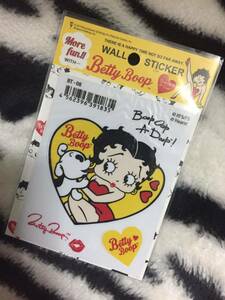 Betty Boop ベティブープ アメリカン ステッカー 約9×7cm BT-08