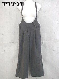 ◇ JEANASIS ジーナシス サロペット サイズF グレー レディース