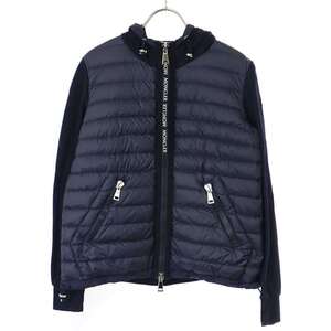 MONCLER モンクレール MAGLIA CARDIGAN スウェットコンビダウンジャケット E10938459800 ネイビー XS ITBQFX0NEP2Q