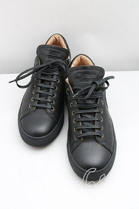 【USED】Vivienne Westwood / レザースニーカー ヴィヴィアンウエストウッド ビビアン 42 黒 【中古】 H-24-02-18-115-sh-IN-ZH