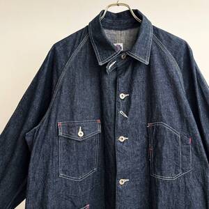 希少《 Mint Condition / USA / BEAMS PLUS 》2000s 極上品【 POST OVERALLS インディゴ デニム エンジニア ジャケット アメリカ製 M 】