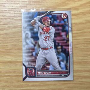 2022 Bowman Mike Trout paper