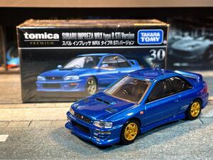 トミカプレミアム n°30 スバル インプレッサ WRX タイプR STI 廃盤 トミカ シュリンク未開封 tomica 同封発送可