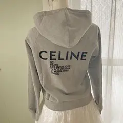 新品未使用品 セリーヌユニセックスパーカーグレー　CELINE