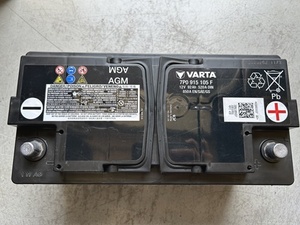 中古バッテリー 　VARTA　バッテリー　AGM　12V　92Ah　520A　850A　　健全性100％　　＜中古品＞