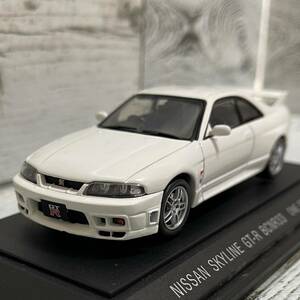 1円スタート EBBRO エブロ 1/43 NISSAN SKYLINE GT-R BCNR33 ONE OF 3450PCS ニッサン スカイライン 日産 R33 WHITE ホワイト まとめ取引