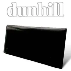 良品 Dunhill レザー ブラック メンズ 長財布 6217