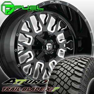 FUEL D611 Stroke サーフ プラド タコマ 150プラド 20インチタイヤホイールセット ATTURO TRAIL BLADE XT 275/55R20 285/55R20 305/55R20