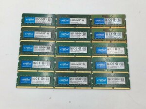 ♪▲【Micron Crucial】ノートPC用 メモリ 8GB DDR4 大量 部品取り 15点セット まとめ売り 0726 13