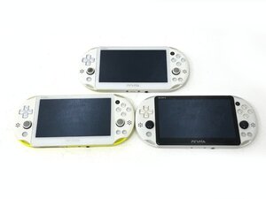 △ジャンク 初期化済み SONY PSVITA PCH-2000 3台 まとめ 同梱不可 1円スタート