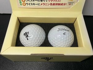 中古品　タイトリスト サントリー 響 17 Years Old ゴルフボール 2個入り Pro V1