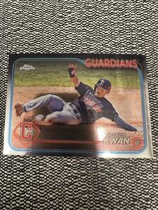 Topps Chrome 2024 Steven Kwan Guardians