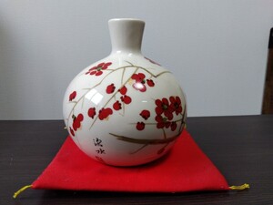 花瓶 【九谷深水 】美品 古美術 