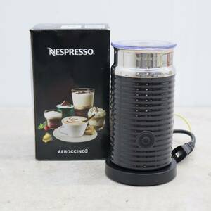 ◎エアロチーノ ブラック 未使用品｜ミルク加熱泡だて器｜NESPRESSO AEROCCINO　ネスプレッソ エアロチーノ Mod.3594 ｜ ■P4255