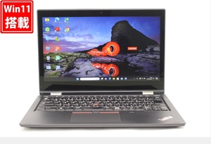 中古 フルHD タッチ 13.3型 Lenovo ThinkPad L380 YOGA Windows11 八世代 i5-8250U 8GB NVMe 256GB-SSD カメラ 無線 Office付 管:1700w