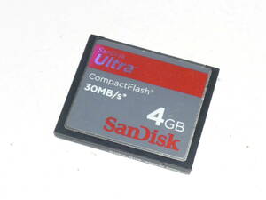 動作保証！SanDisk Ultra CFカード 4GB