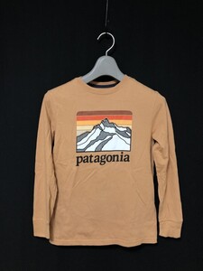 ◆patagonia パタゴニア 長袖Tシャツ ロンT キッズサイズS(7-8)