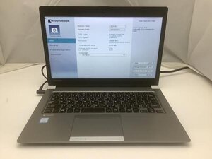 ジャンク!TOSHIBA R63/M○Core i5 8250U 1.6G 8G 128G