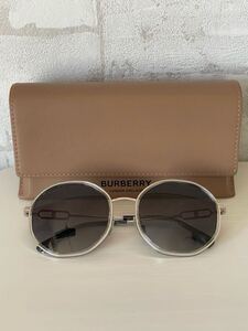 BURBERRY バーバリー サングラス B 3127-D 1005/8G 57□19 145 3N ケース付き 美品 MADE IN ITALY