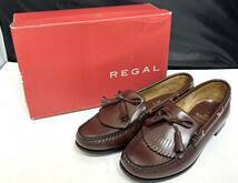 REGAL●リーガル　パンプス　ローファー　ブラウン　24EEE(本体裏表記）●中古品