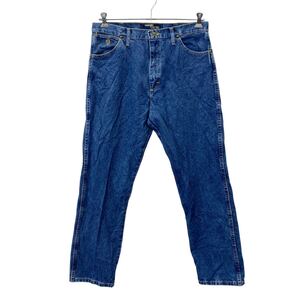 Wrangler デニムパンツ W35 ラングラー ジョージストレイト コットン ブルー系 古着卸 アメリカ仕入 2409-404