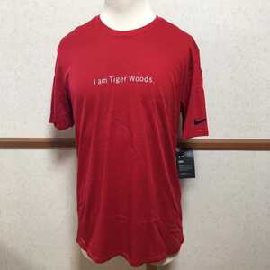 【値下げ】ナイキ NIKE ゴルフ Tシャツ タイガー・ウッズ I am Tiger Woods. Dri-FIT ドライフィット L 8800円→4400円