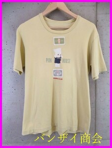 【送料300円可】7250s3◆日本製◆PINK HOUSE ピンクハウス キューピー人形 半袖Tシャツ M/カットソー/ジャケット/ブルゾン/ワンピース