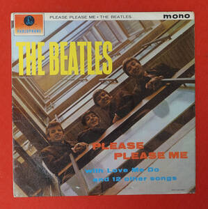 UK Original 初回 Parlophone PMC 1202 4th Press Please Please Me / The Beatles MAT: 1N/1N