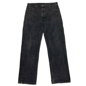 希少 USA製【 ビンテージ 2000s リーバイス Levis 505 ブラック デニム 2001年 W36】アメリカ 先染め サルファー 後染め 501 517 550 560