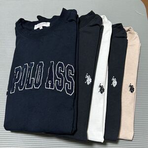 US.POLO ASSN.ユーエスポロアッスンオーバーサイズナンバリングTシャツ