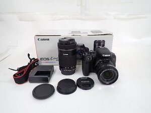 Canon キャノン EOS kiss X9i デジタル一眼レフカメラ ダブルズームキット 18-55mm/55-250mm 元箱付 ∴ 70860-1