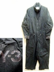 ◇即決[M]Y-3 21AW M CH1 WAXED RS FLYING SUIT」ツナギ ジャンプスーツ オールインワン ワイド パンツ adidas×ヨウジヤマモト■R303