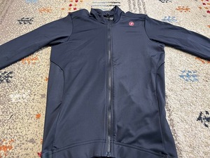 【新品未使用】2024年新製品、カステリ castelli 春秋用の裏起毛ジャージ『ESPRESSO THERMAL JERSEY』Ｓサイズ