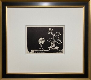 【特価】　≪　　パブロ・ピカソ　　≫　　リトグラフ【石版画】 　 FLOWERS AND DISH OF FRUIT　　 1947年　 　PABLO　PICASSO