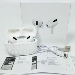 新品 AirPods Pro 第1世代 代替品 ワイヤレスイヤホン Bluetooth5.3 TWS 高品質 充電ケース付 PC iPad Android iPhone X 11 12 13 14 15