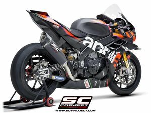 【国内在庫】SC-PROJECT SCプロジェクト 4-2-1レーシング チタン フルエキゾースト & SC1-R カーボン サイレンサー APRILIA RSV4 FACTORY